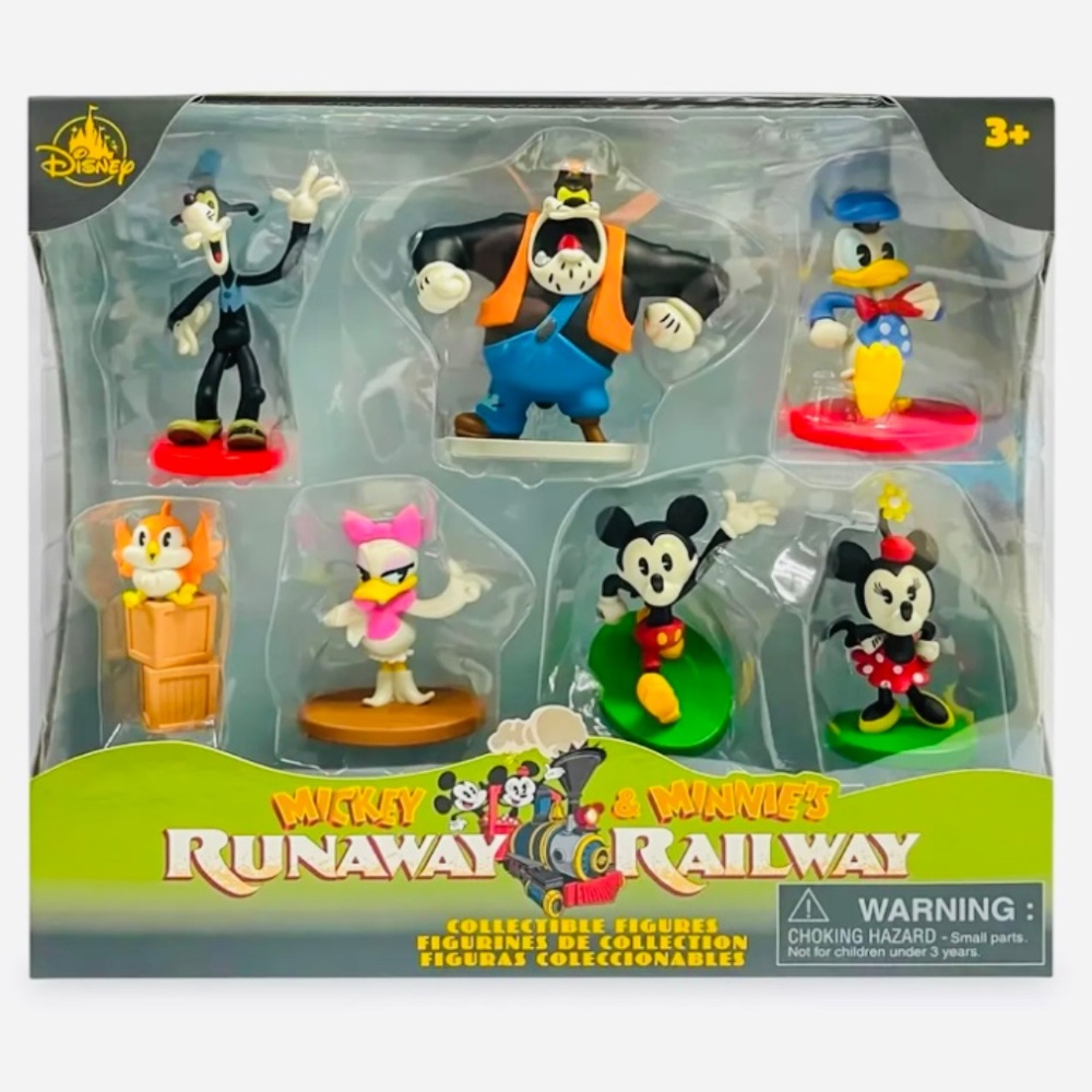 NWT Disney Parks Mickey and Minnie Runaway Railway Play Set Toys